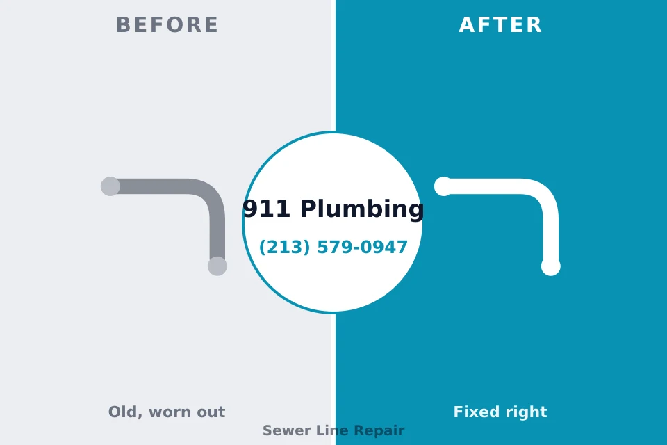 Before and after: plumbing repair Gardnerville Ranchos, NV